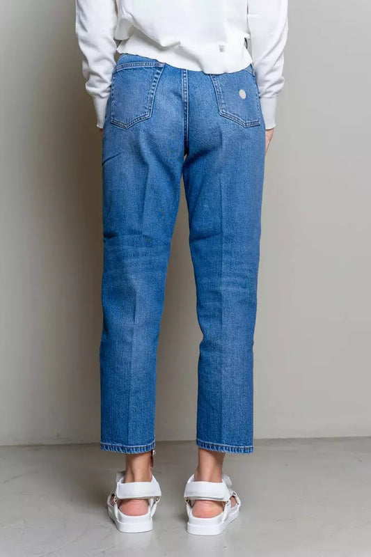 Don The Fuller Blue Cotton Women Jeans $606.00 Don The Fuller Luzworld