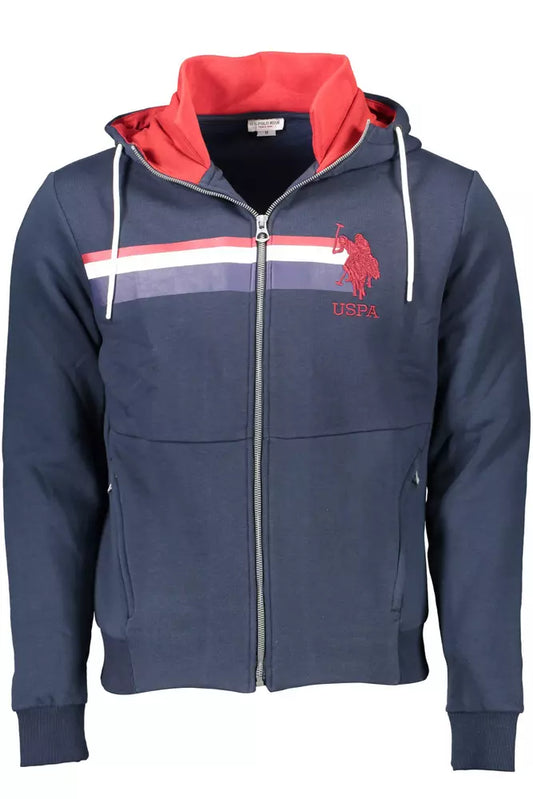 U.S. POLO ASSN. Chic Blue Hooded Zip Sweatshirt - Embroidered Detail $220.00 U.S. POLO ASSN. Luzworld