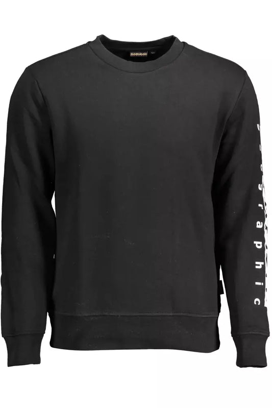 Napapijri Elevate Your Style with a Sleek Black Sweatshirt $202.00 Napapijri Luzworld