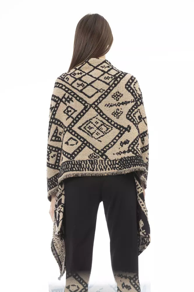 Alpha Studio Brown Wool Women Scarf $503.00 Alpha Studio Luzworld