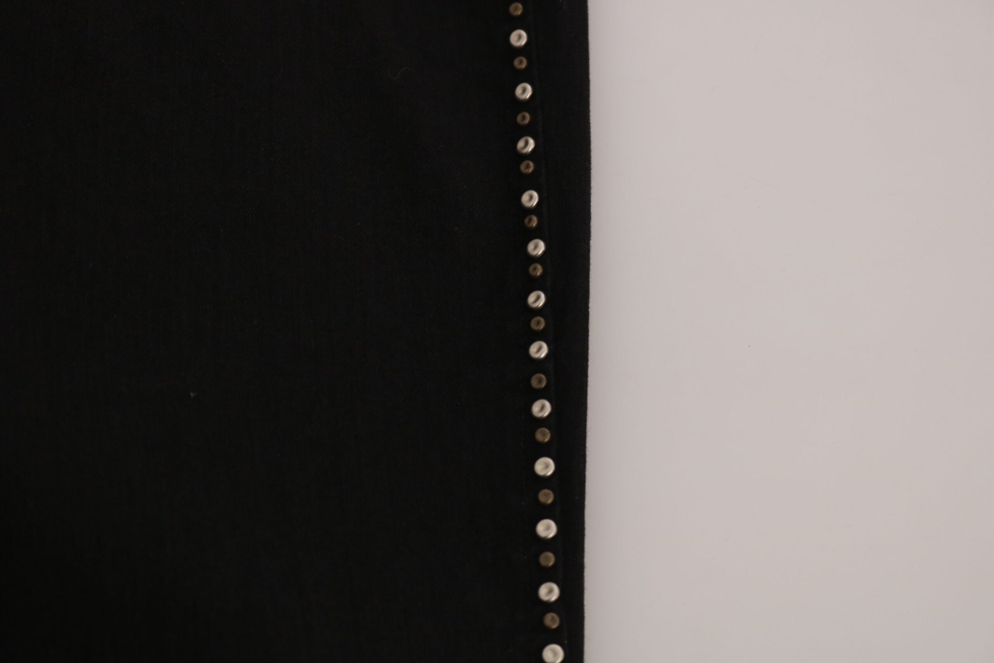 Costume National Black Embellished Mid Waist Skinny Denim Jeans $836.00 Costume National Luzworld