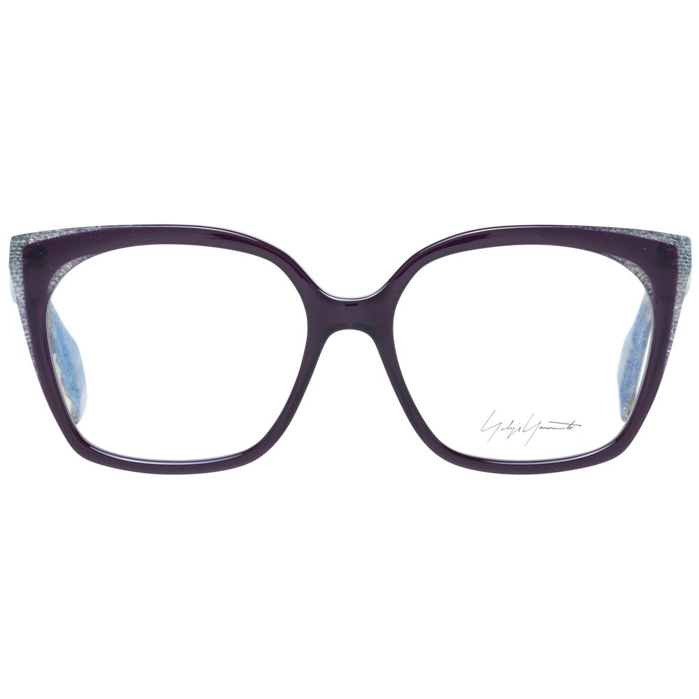 Yohji Yamamoto Purple Women Glasses Frame $738.00 Yohji Yamamoto Luzworld