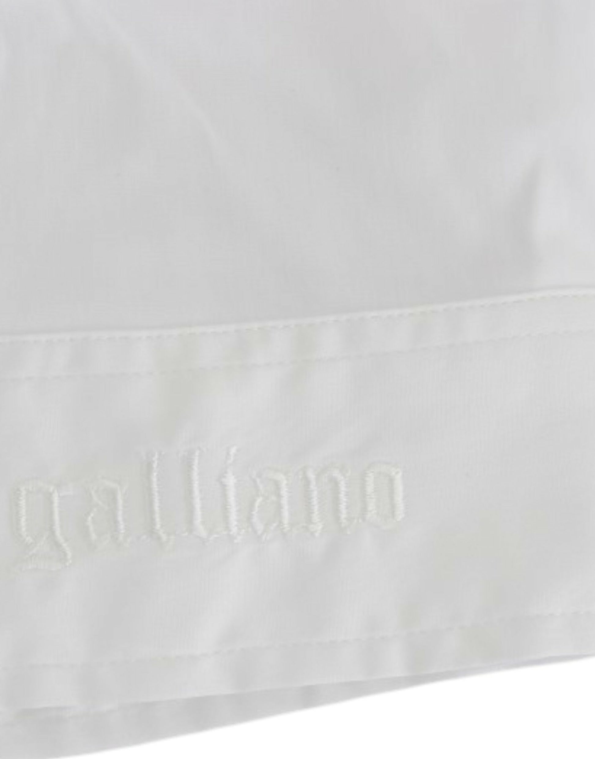 John Galliano White Cotton Shirt Top $584.00 John Galliano Luzworld