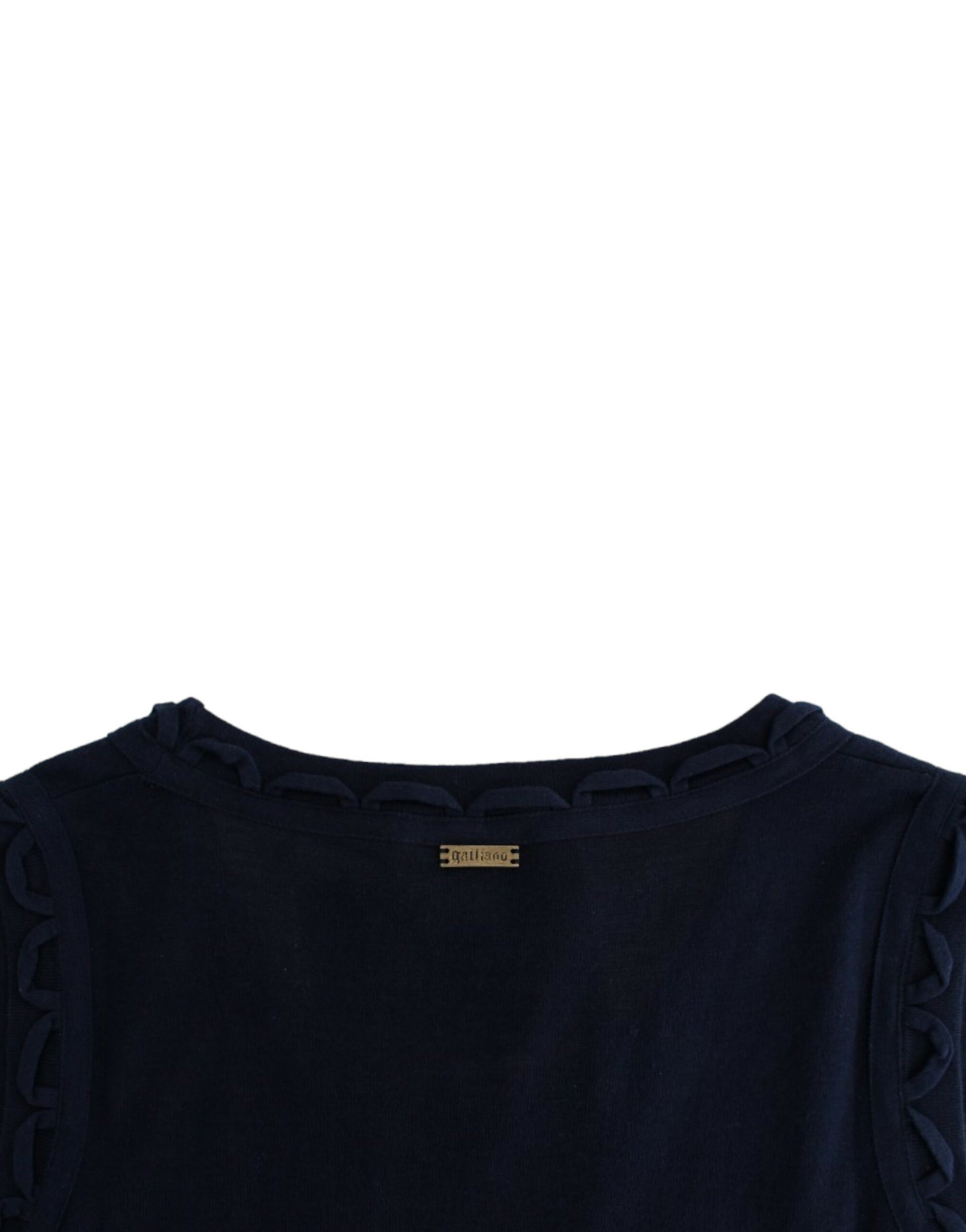 John Galliano Blue cotton jersey dress $500.00 John Galliano Luzworld