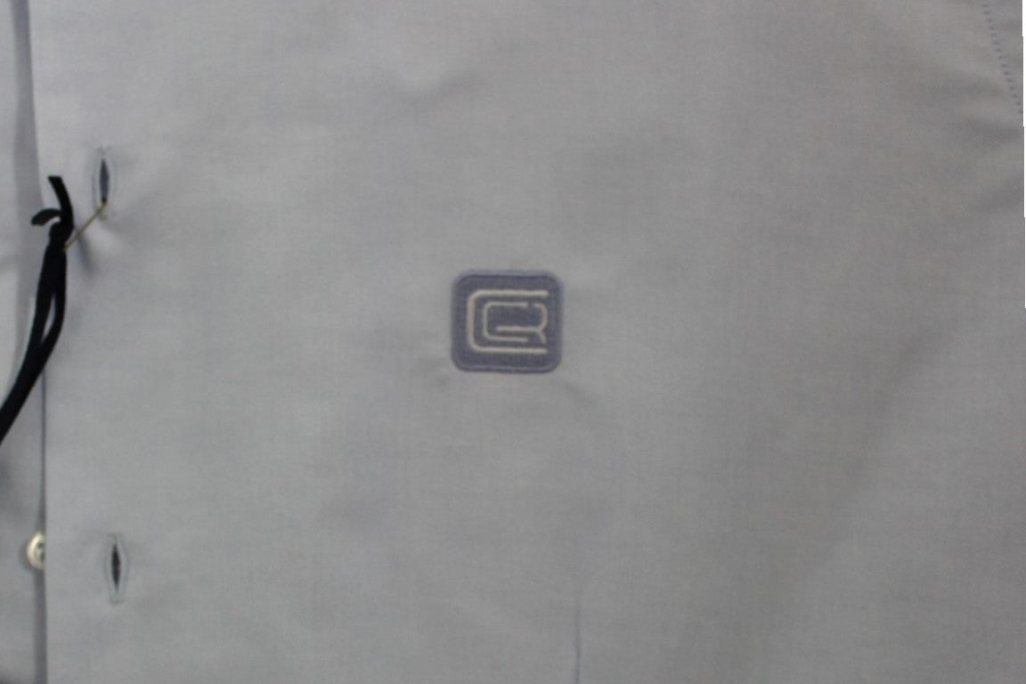Cavalli Light blue cotton shirt $558.00 Cavalli Luzworld