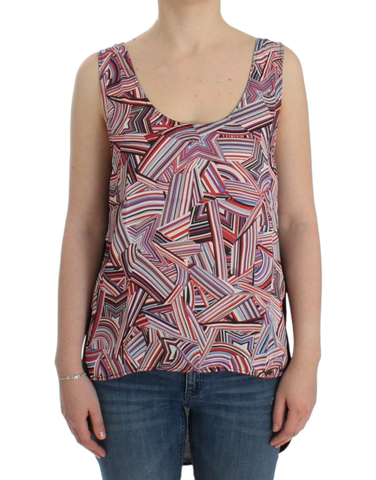 Costume National Multicolor sleeveless top $191.00 Costume National Luzworld