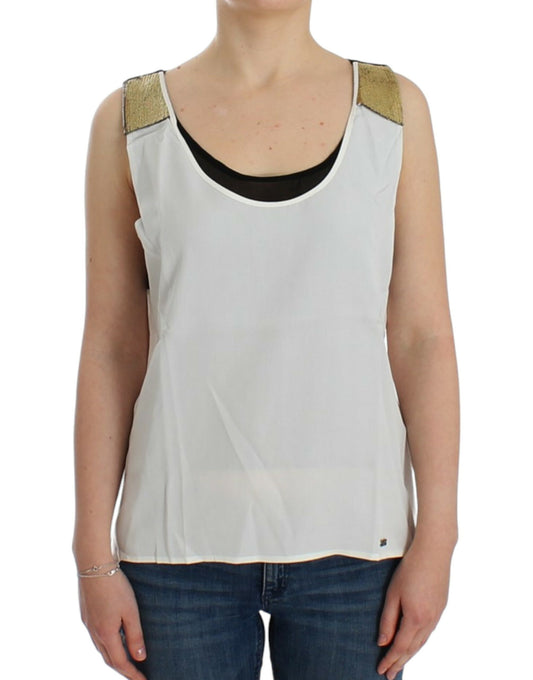 Costume National White sleeveless top $474.00 Costume National Luzworld