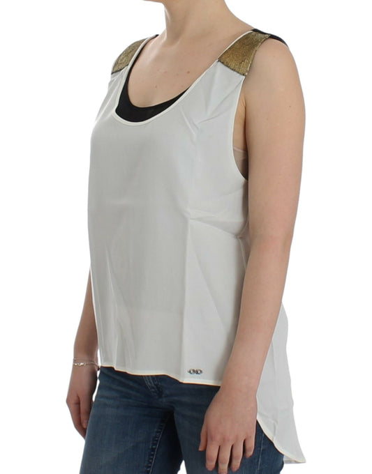 Costume National White sleeveless top $474.00 Costume National Luzworld