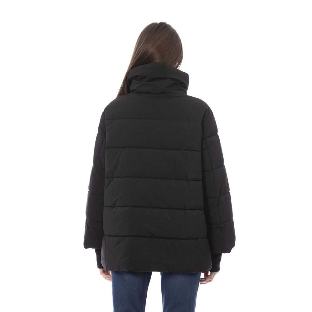 Baldinini Trend Black Polyamide Women Jacket $749.00 Baldinini Trend Luzworld