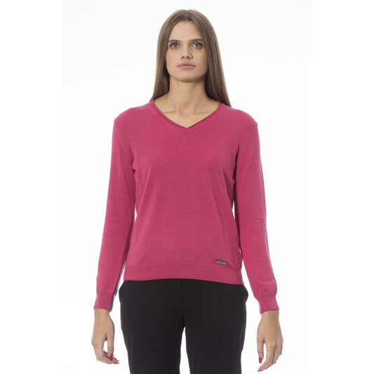 Baldinini Trend Fuchsia Cashmere Women Sweater $457.00 Baldinini Trend Luzworld