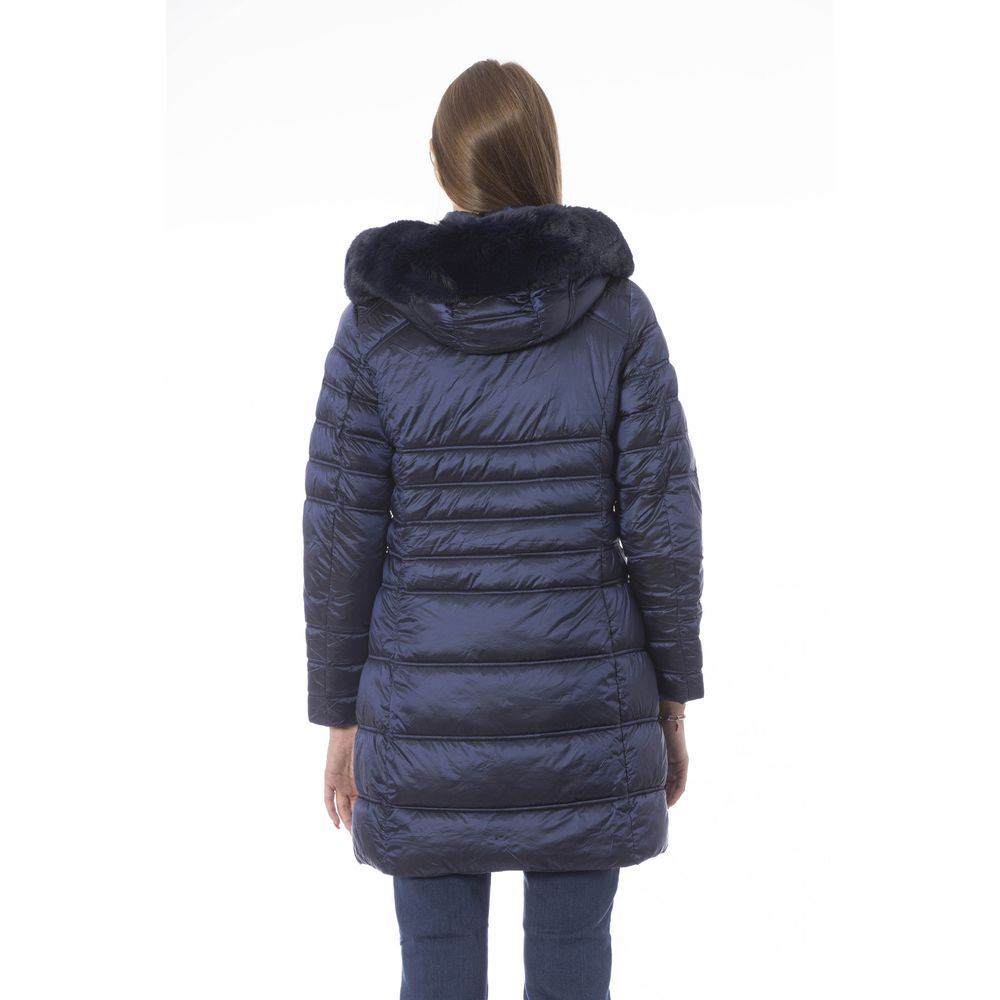 Baldinini Trend Light Blue Polyester Women Jacket $696.00 Baldinini Trend Luzworld
