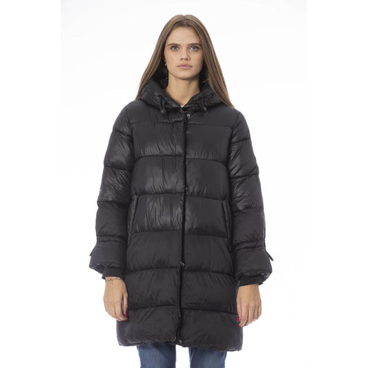 Baldinini Trend Black Nylon Women Jacket $744.00 Baldinini Trend Luzworld