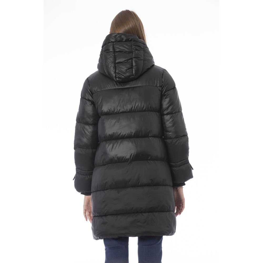 Baldinini Trend Black Nylon Women Jacket $744.00 Baldinini Trend Luzworld