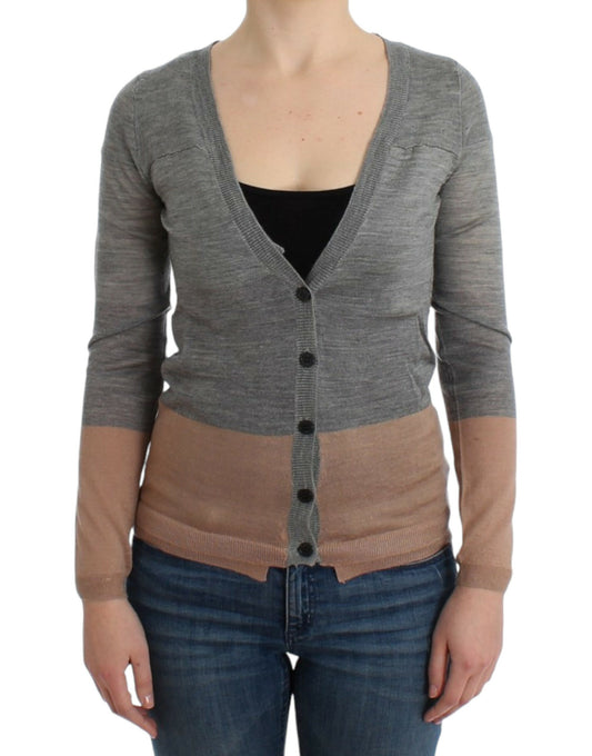 Costume National Gray lightweight cardigan $552.00 Costume National Luzworld