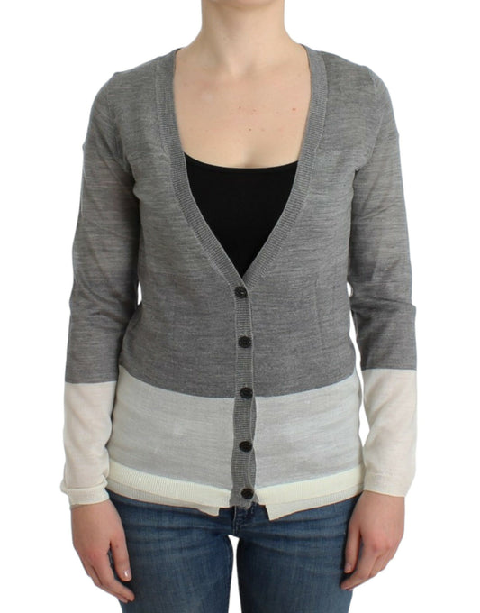 Costume National Gray lightweight cardigan $552.00 Costume National Luzworld