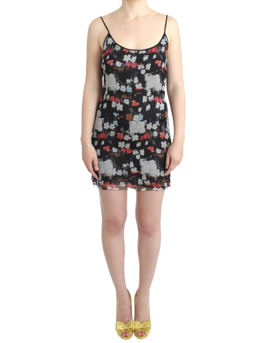 Costume National Floral silk mini dress $789.00 Costume National Luzworld