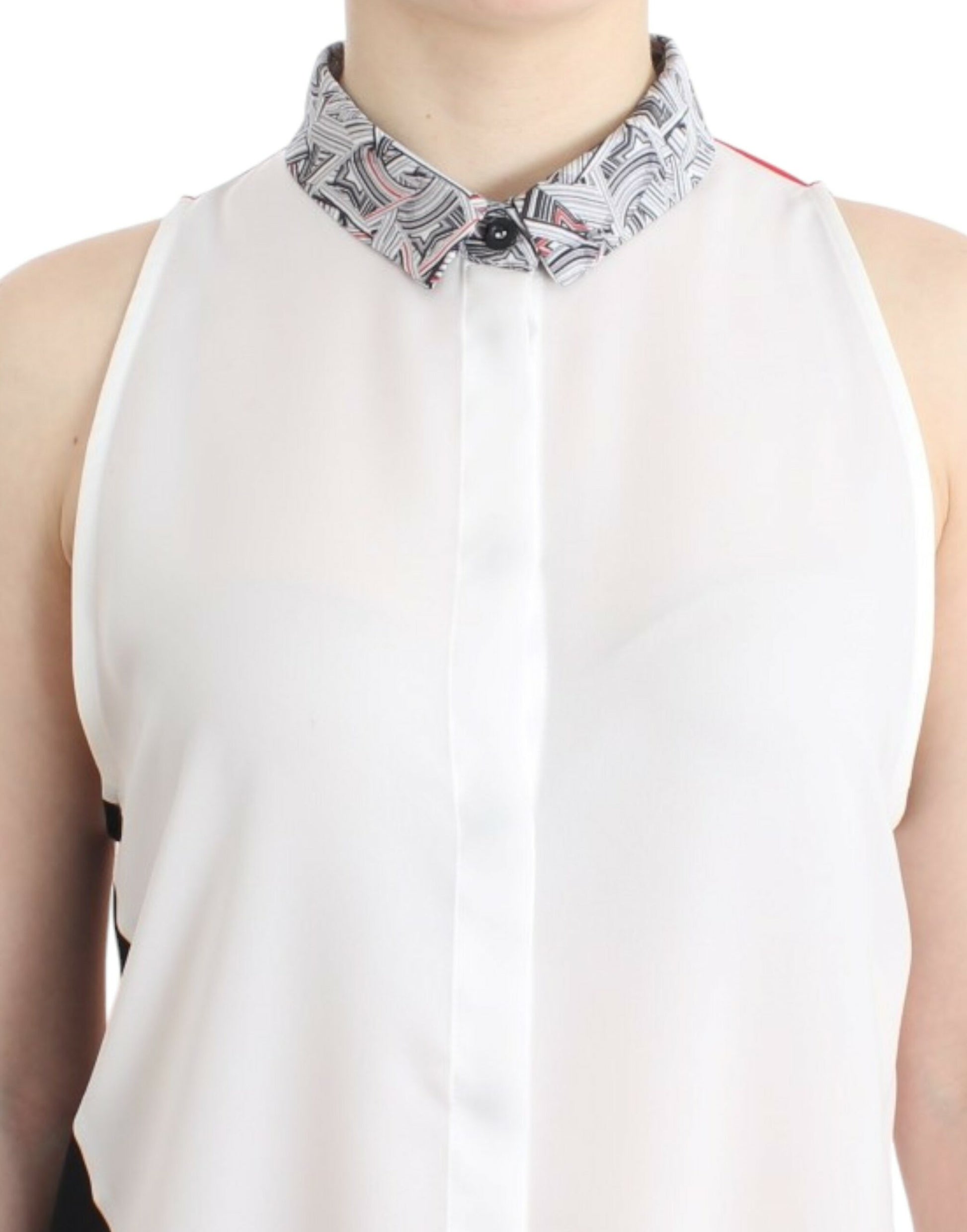 Costume National White shirt assymetric hem dress $564.00 Costume National Luzworld