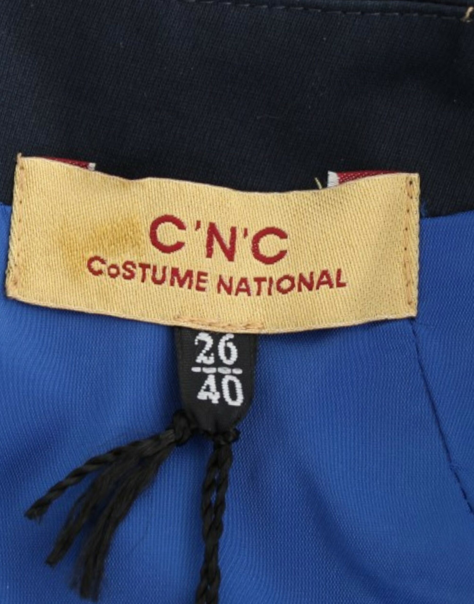Costume National Blue pencil cotton dress $751.00 Costume National Luzworld