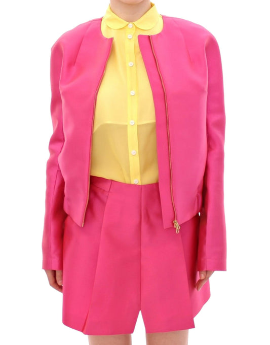 CO|TE Pink silk blend jacket $1564.00 CO|TE Luzworld