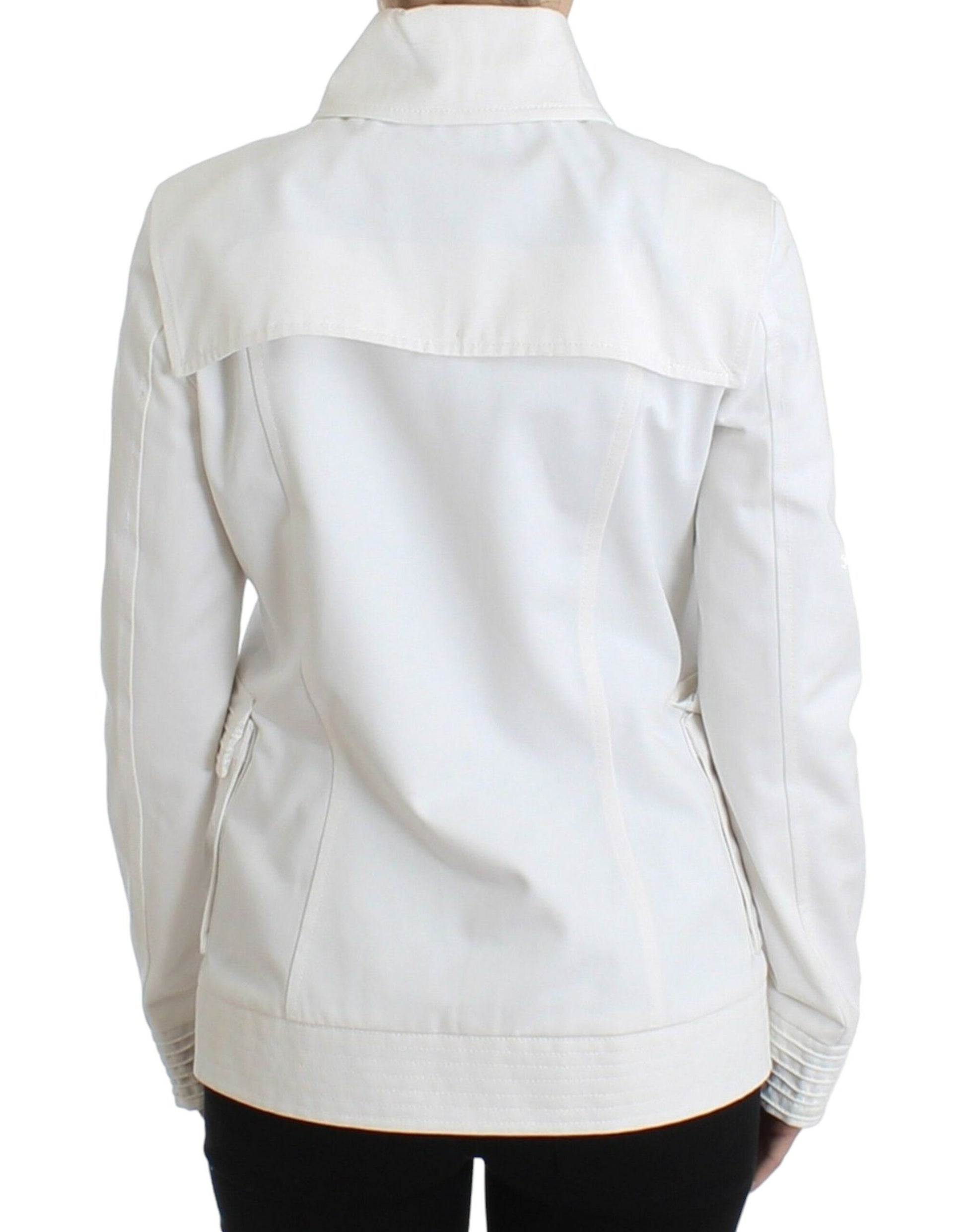 GF Ferre White Double Breasted Jacket Coat Blazer $791.00 GF Ferre Luzworld