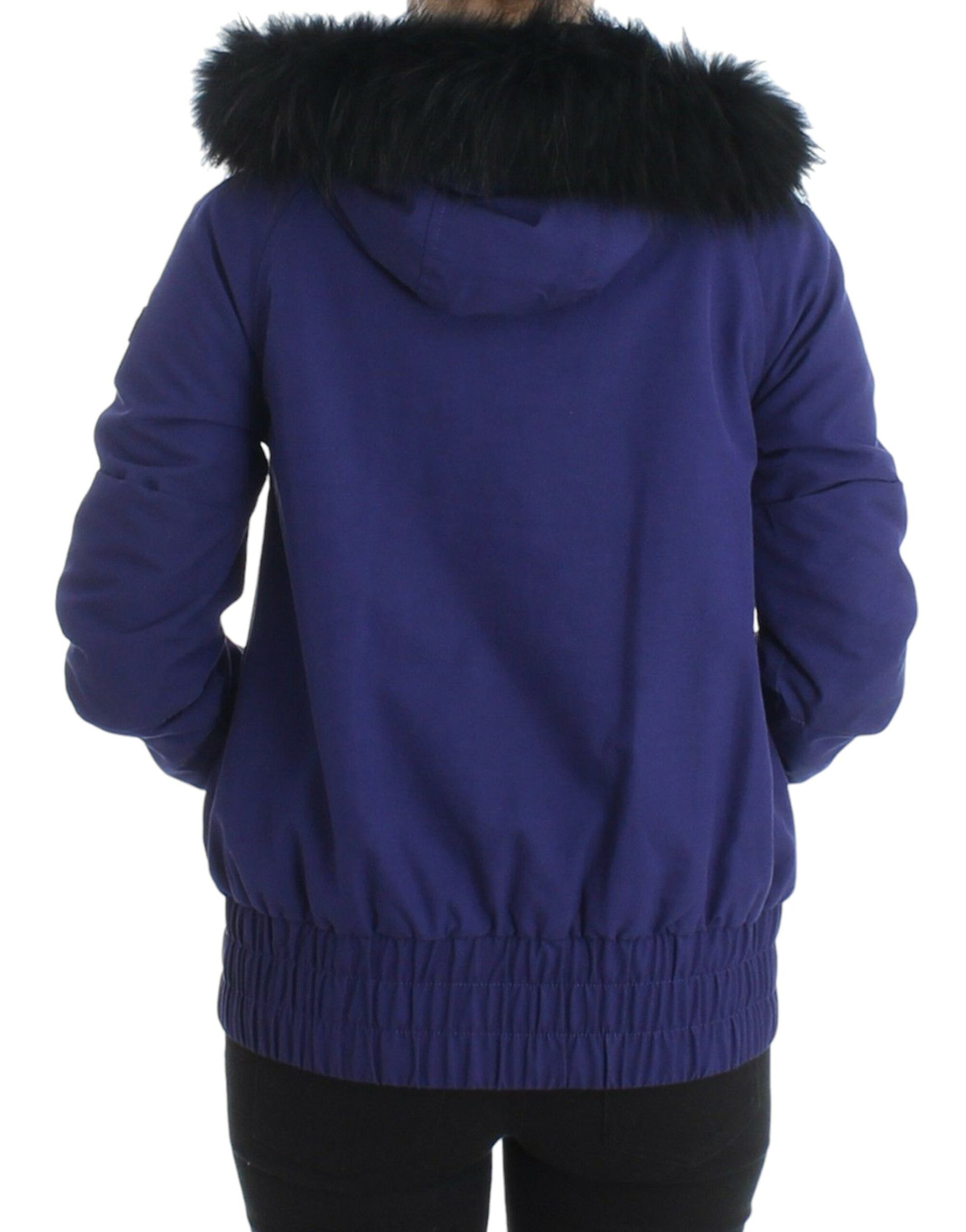 GF Ferre Blue Padded Jacket Hooded Short K-Way $791.00 GF Ferre Luzworld
