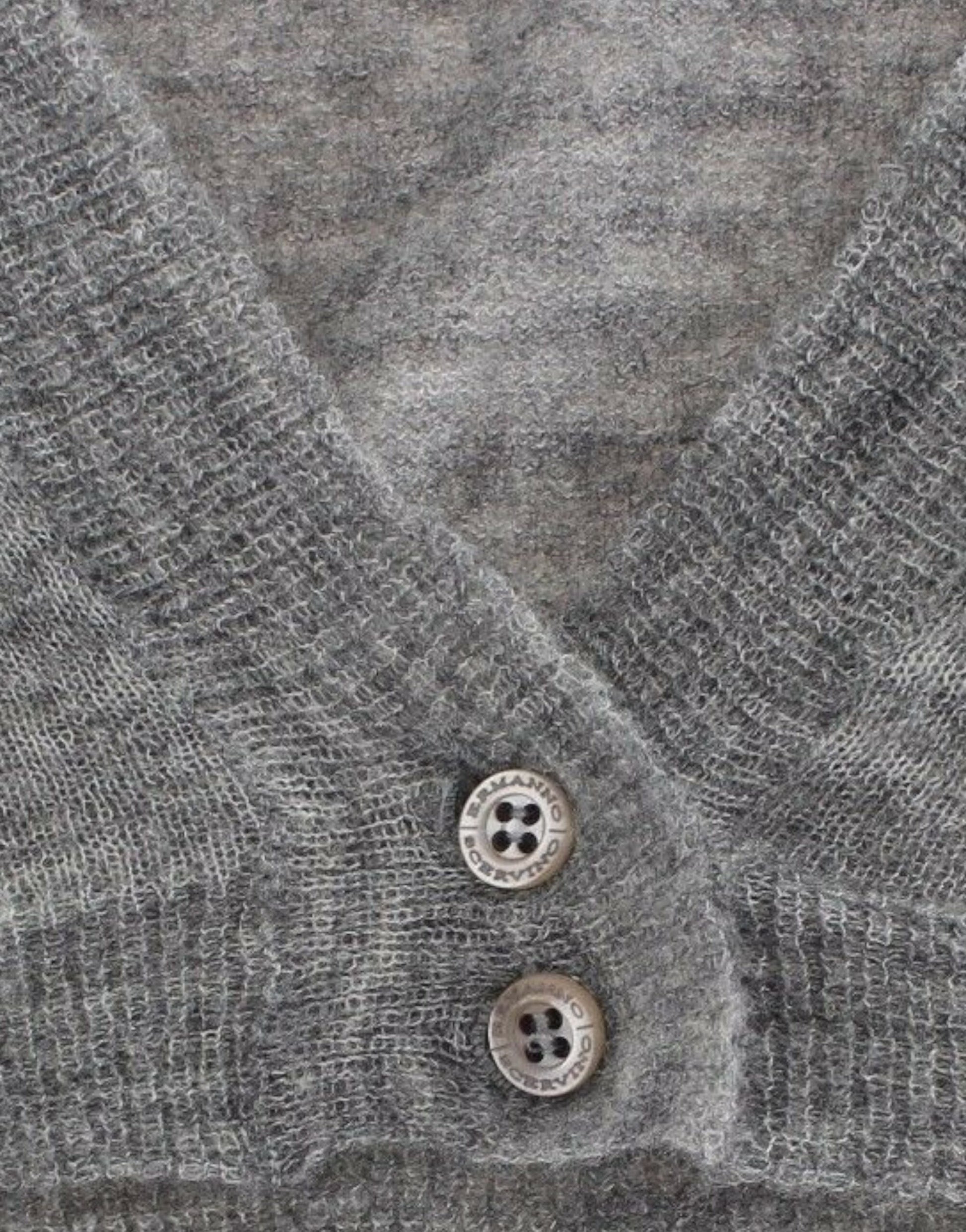 Ermanno Scervino Lingerie Knit Gray Bolero Sweater Cardigan $504.00 Ermanno Scervino Luzworld