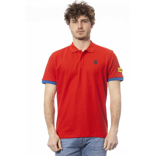Invicta Red Cotton Men Polo Shirt $153.00 Invicta Luzworld