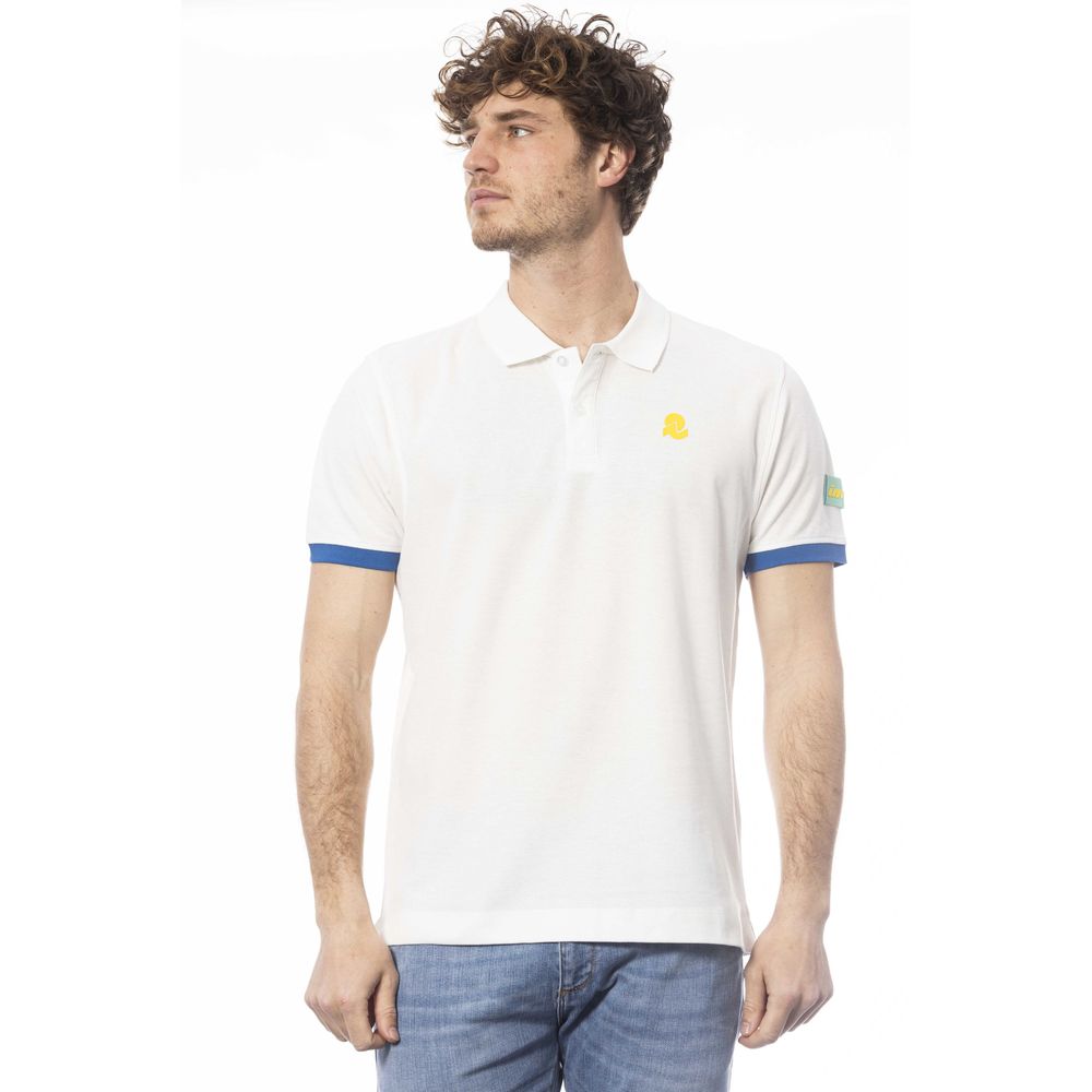 Invicta White Cotton Men Polo Shirt $153.00 Invicta Luzworld