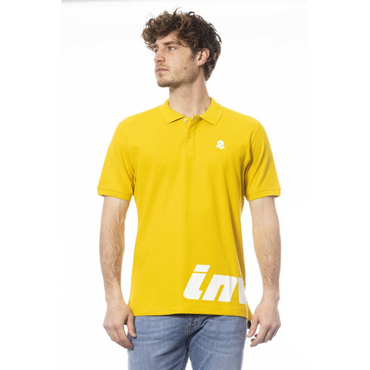 Invicta Yellow Cotton Men Polo Shirt $150.00 Invicta Luzworld