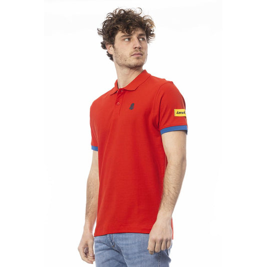 Invicta Red Cotton Men Polo Shirt $153.00 Invicta Luzworld