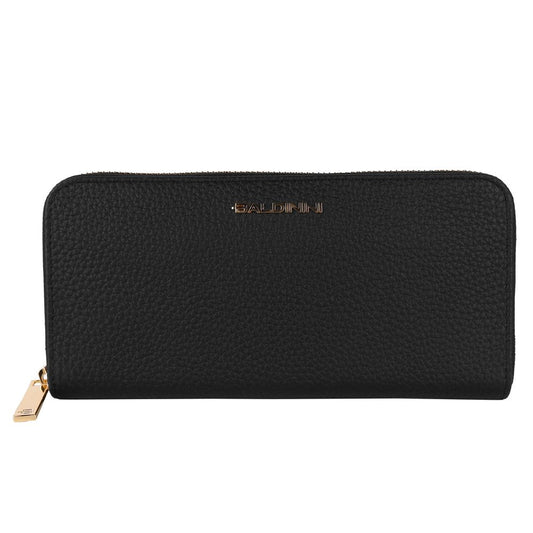 Baldinini Trend Elegant Leather Zip Wallet - Timeless Accessory $261.00 Baldinini Trend Luzworld