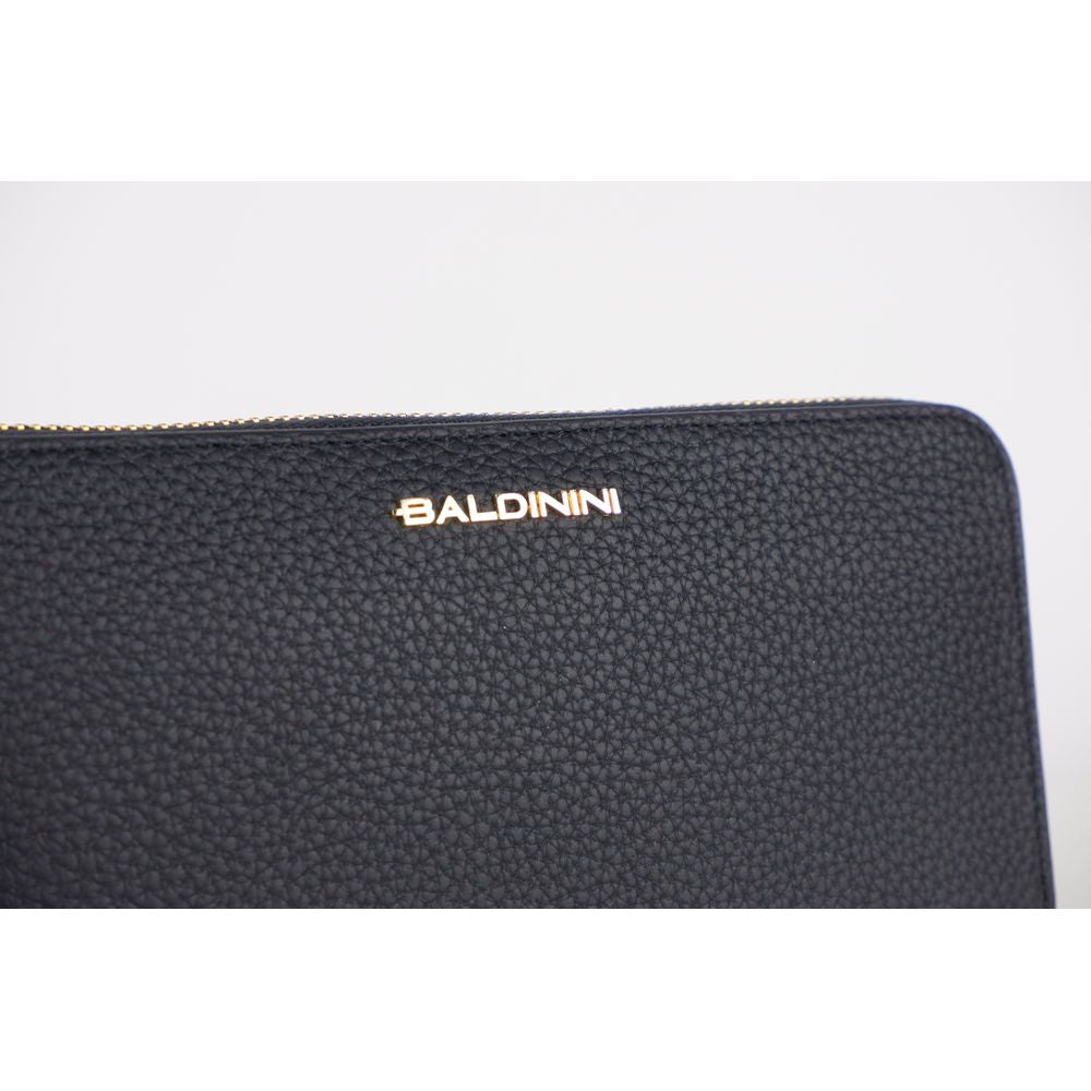 Baldinini Trend Elegant Leather Zip Wallet - Timeless Accessory $261.00 Baldinini Trend Luzworld