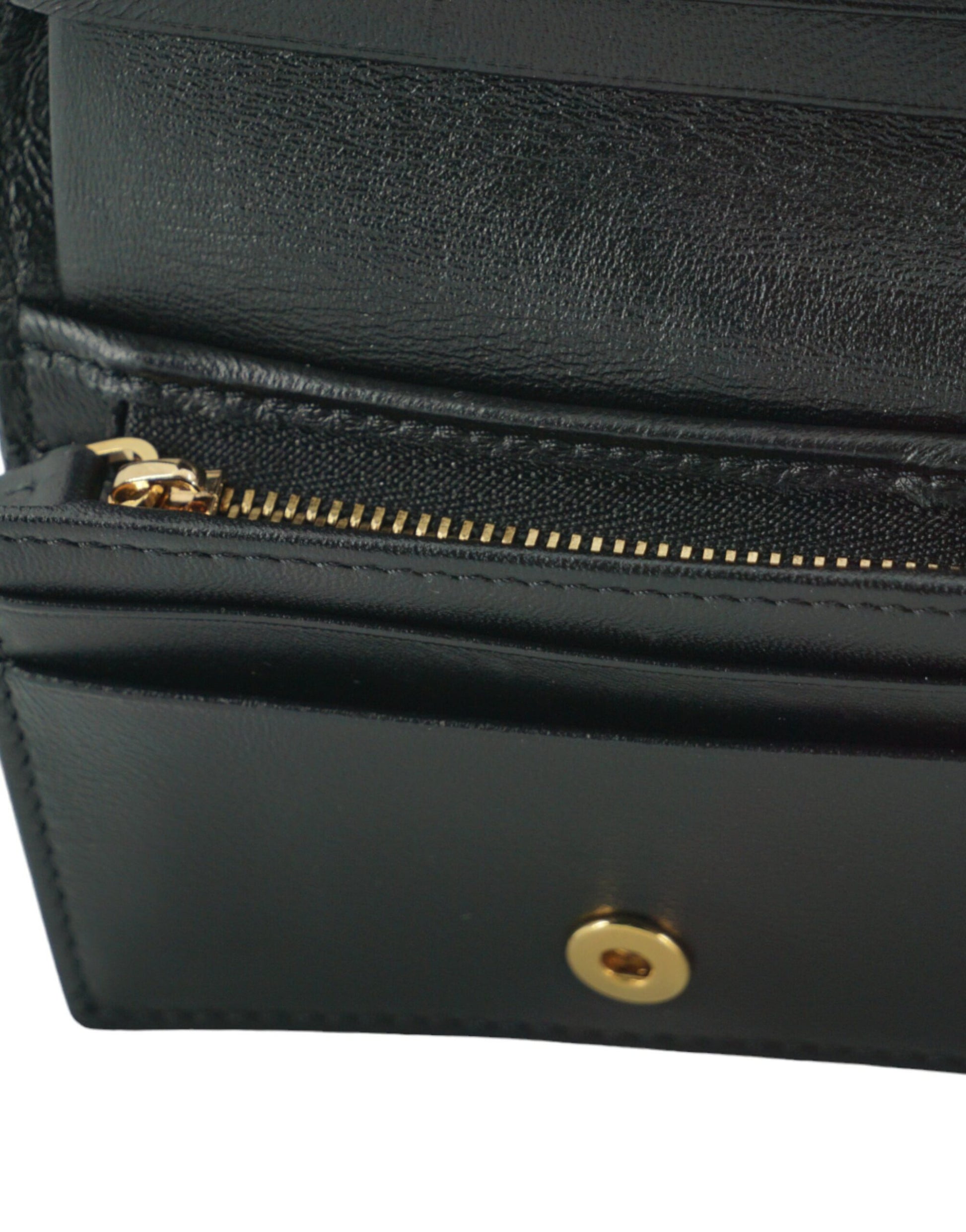 Versace Elegant Compact Leather Wallet in Brown $935.00 Versace Luzworld