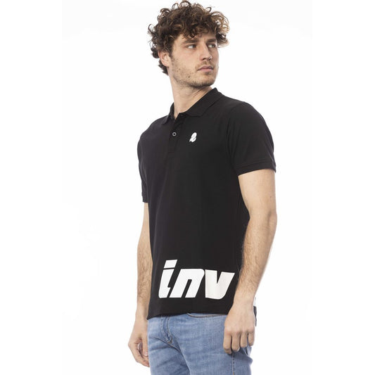Invicta Black Cotton Men Polo Shirt $150.00 Invicta Luzworld