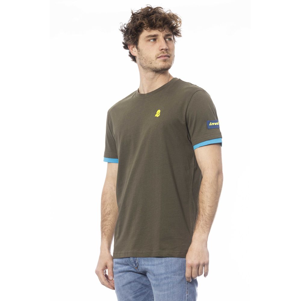 Invicta Green Cotton Men T-Shirt $147.00 Invicta Luzworld
