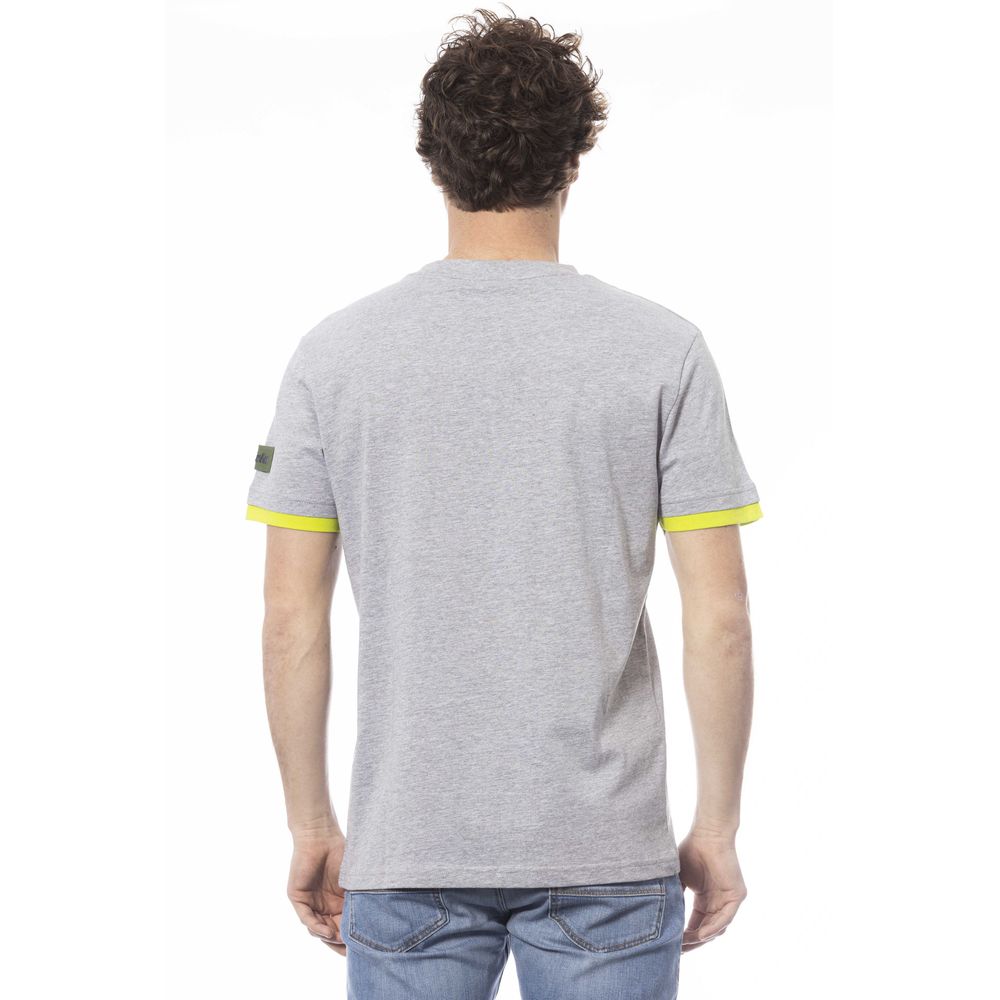 Invicta Gray Cotton Men T-Shirt $147.00 Invicta Luzworld