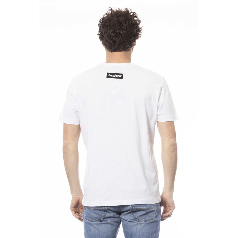Invicta White Cotton Men T-Shirt $139.00 Invicta Luzworld