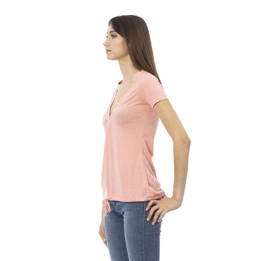 Trussardi Action Multicolor Cotton Women T-Shirt $131.00 Trussardi Action Luzworld