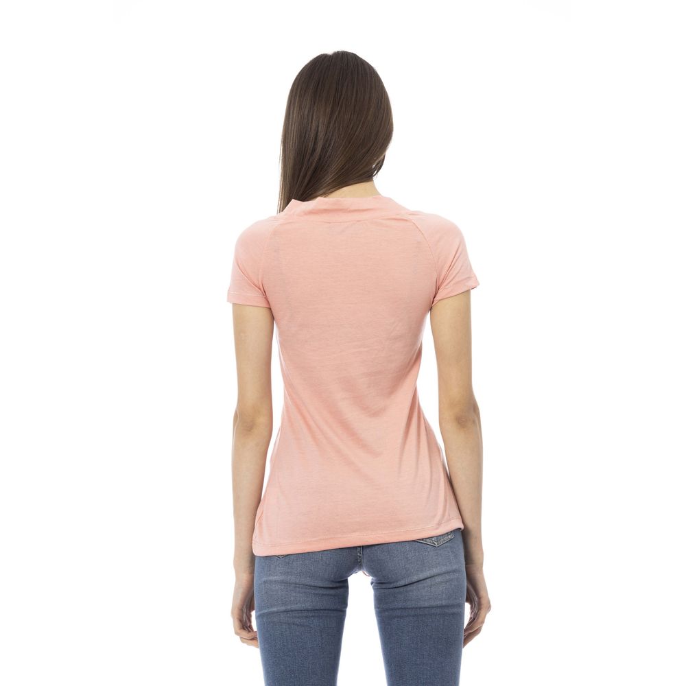 Trussardi Action Multicolor Cotton Women T-Shirt $131.00 Trussardi Action Luzworld