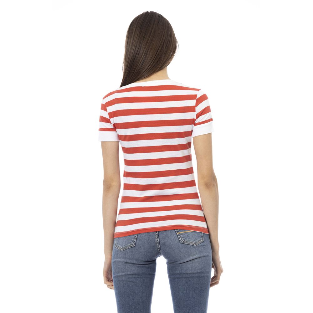 Trussardi Action Multicolor Cotton Women T-Shirt $131.00 Trussardi Action Luzworld