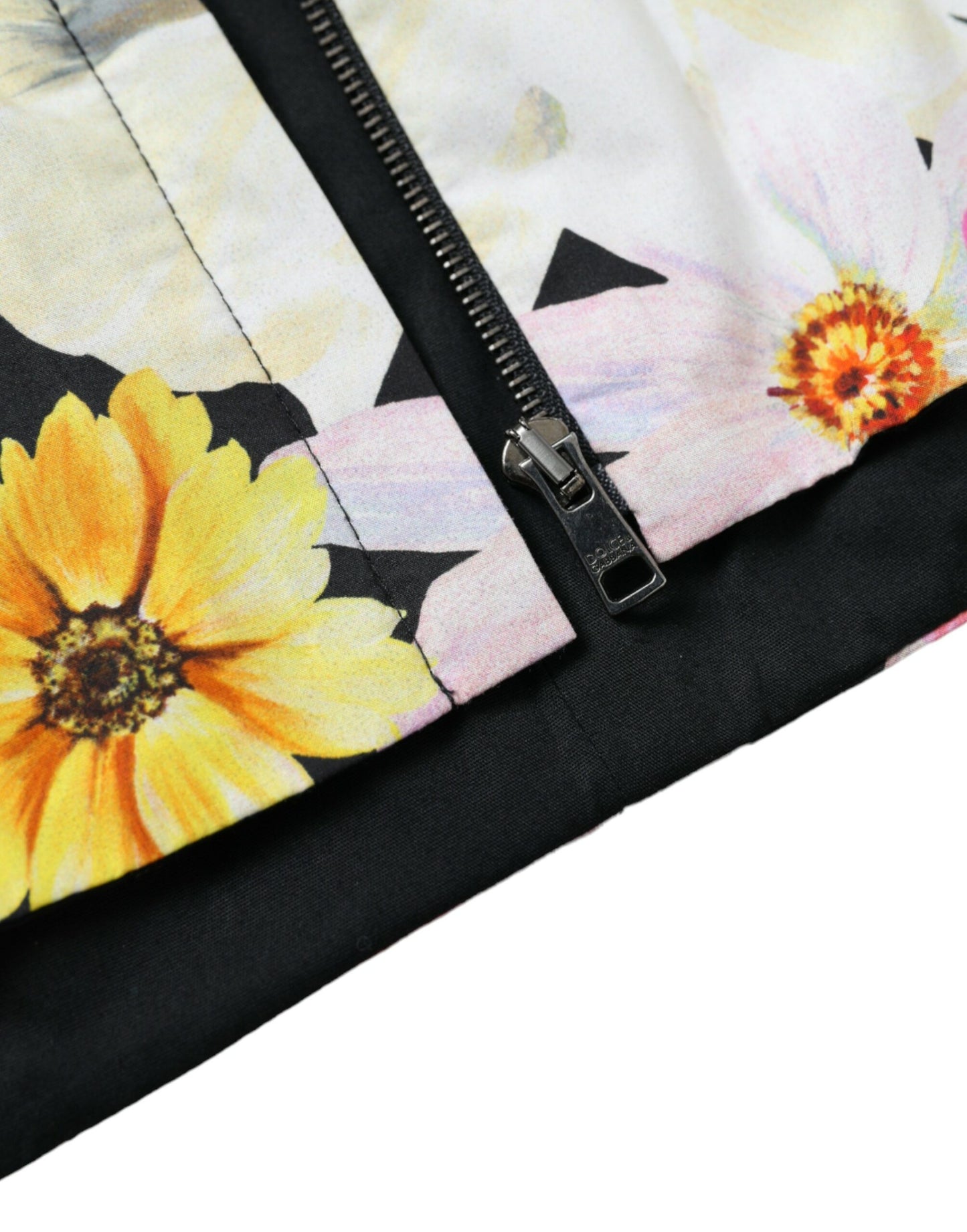 Dolce & Gabbana Multicolor Floral Sleeveless Bustier Crop Top