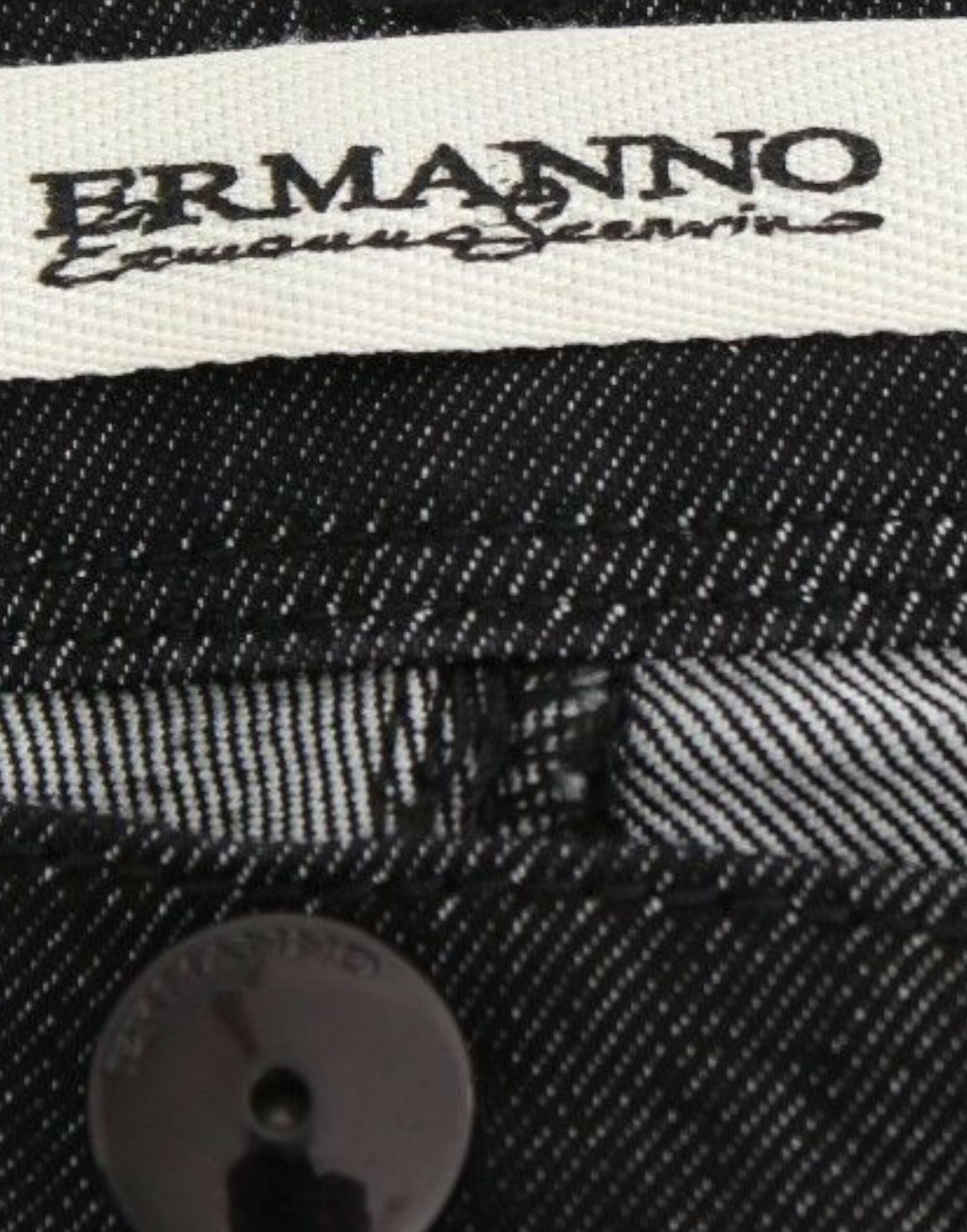 Ermanno Scervino Black Slim Jeans Denim Pants Skinny Leg Stretch $614.00 Ermanno Scervino Luzworld