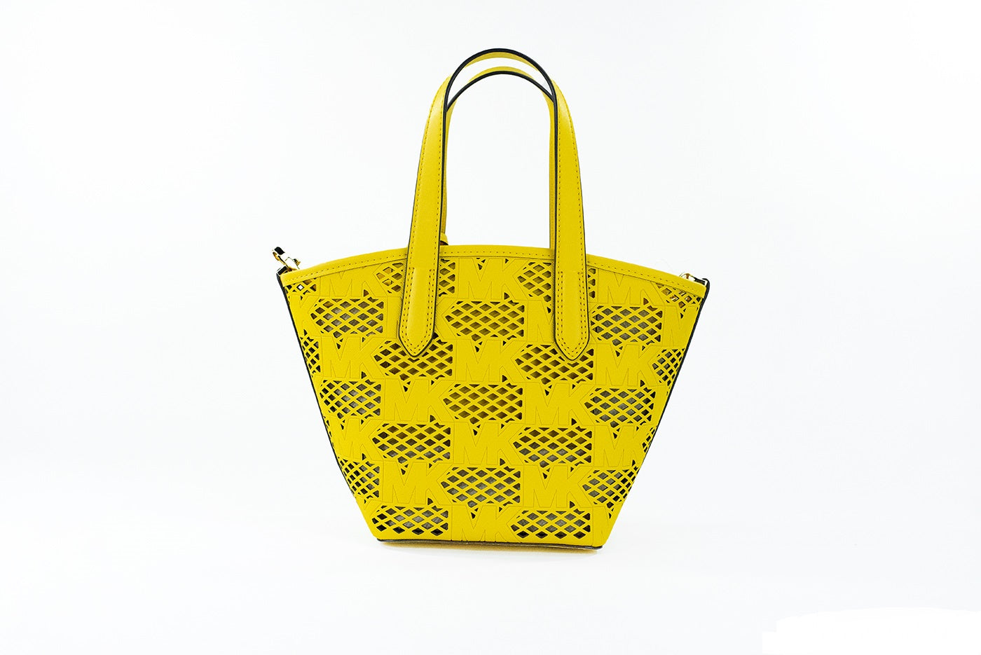 Michael Kors Kimber Small Daffodil Leather 2-in-1 Zip Tote Messenger Bag Purse $872.00 Michael Kors Luzworld