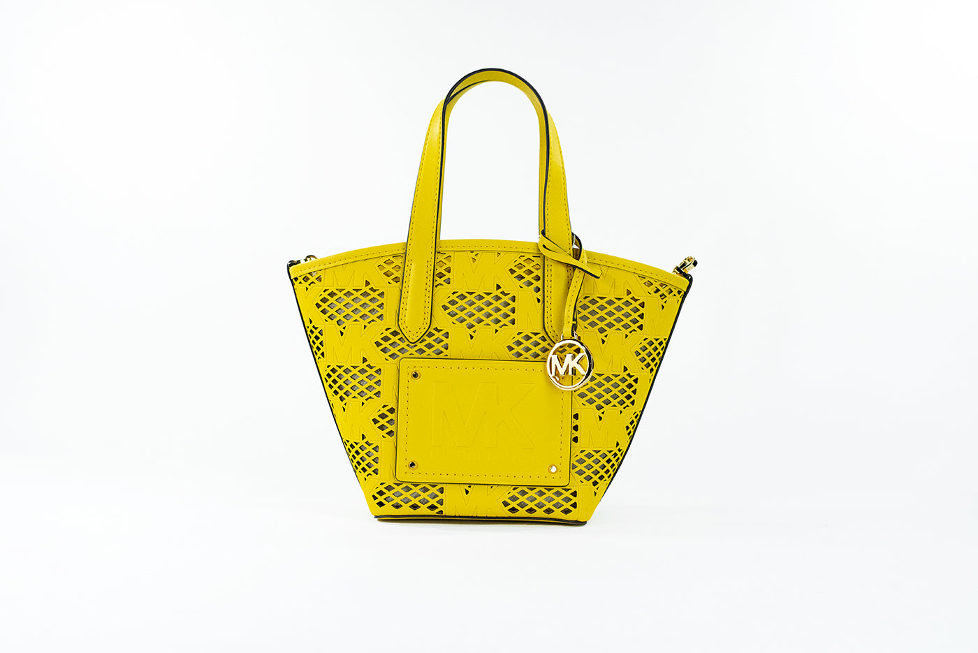 Michael Kors Kimber Small Daffodil Leather 2-in-1 Zip Tote Messenger Bag Purse $872.00 Michael Kors Luzworld