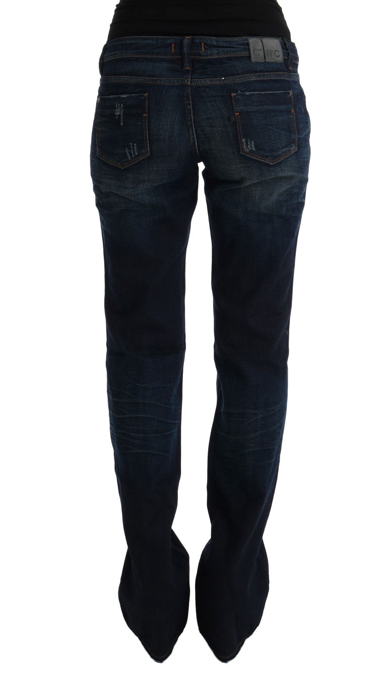 Costume National Blue Cotton Regular Fit Denim Jeans $525.00 Costume National Luzworld