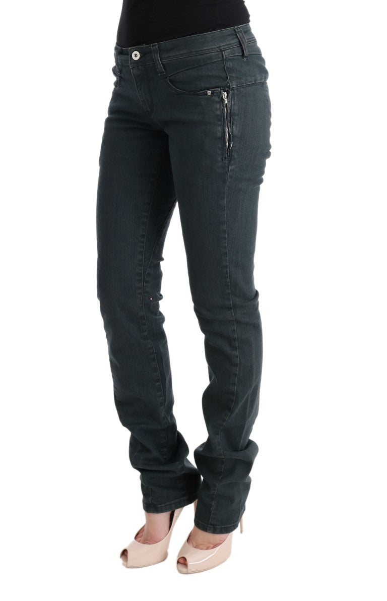 Costume National Gray Cotton Superslim Denim Jeans $525.00 Costume National Luzworld
