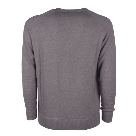 Emilio Romanelli Gray Cashmere Men Sweater $626.00 Emilio Romanelli Luzworld