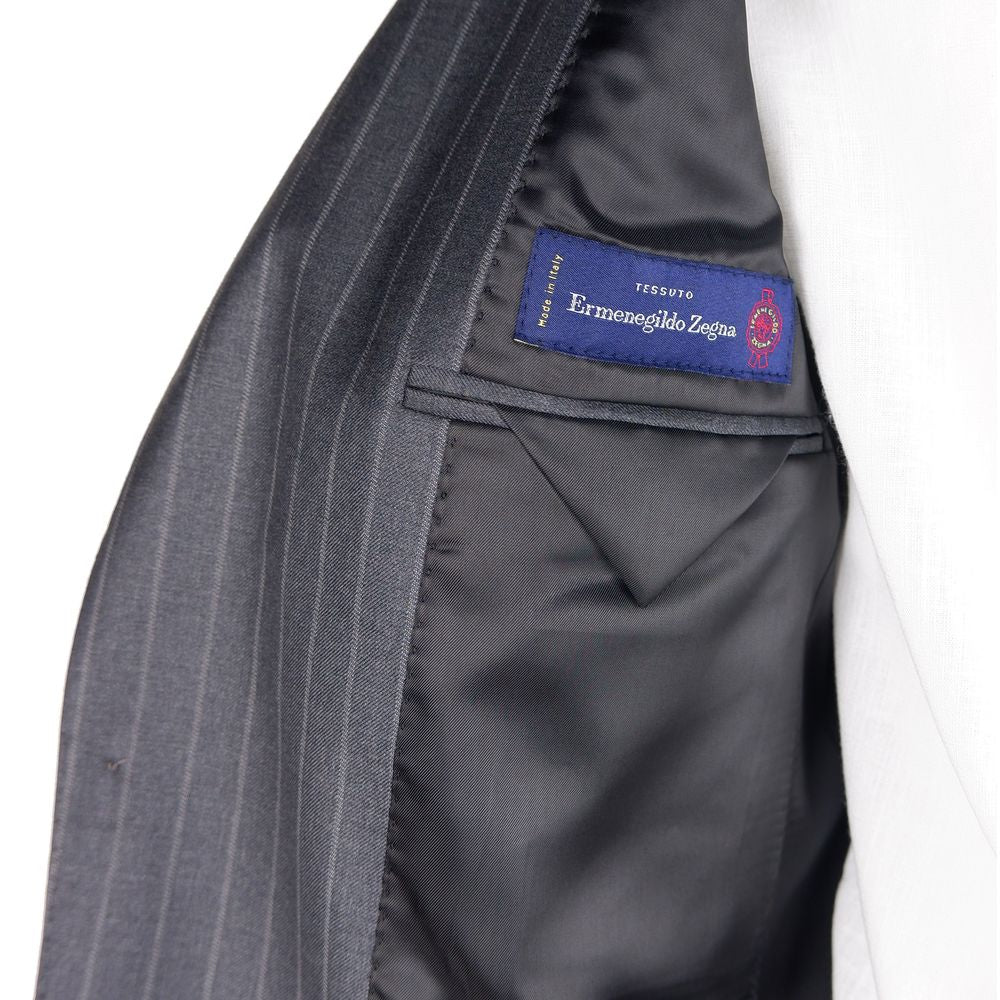 Made in Italy Gray Wool Men Suit $2331.00 Made in Italy Luzworld