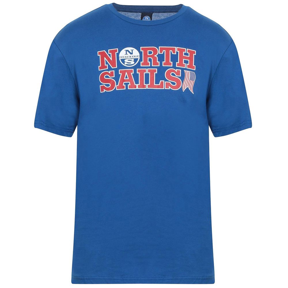 North Sails Light Blue Cotton Men T-Shirt $129.00 North Sails Luzworld