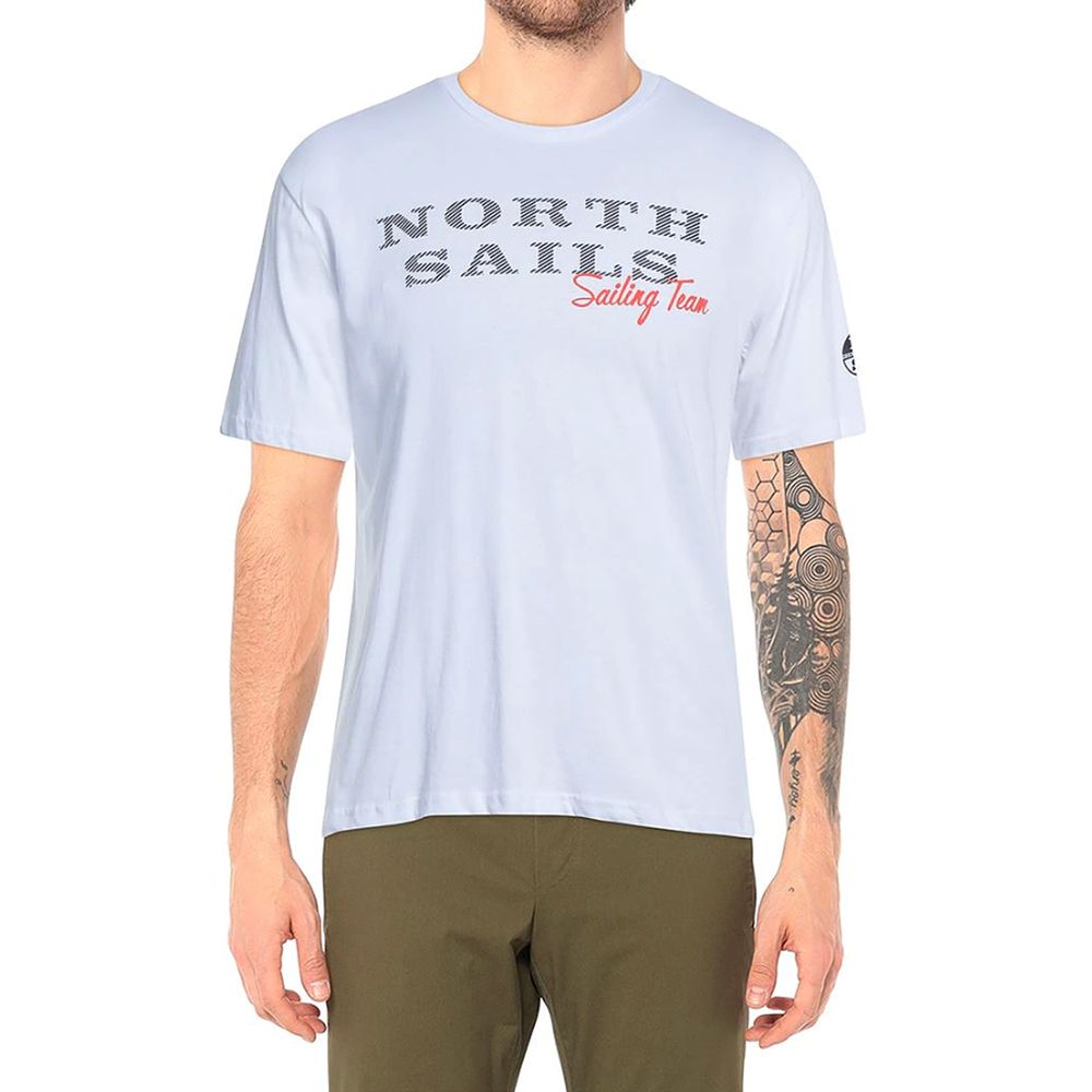 North Sails Pristine White Rubber Logo Tee $129.00 North Sails Luzworld